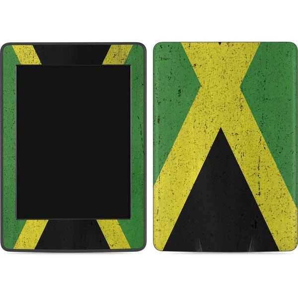 Jamaica Flag Distressed Amazon Kindle Skin 3 Jamaica Flag Distressed Amazon Kindle Skin