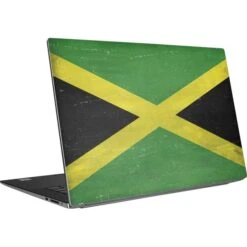 Jamaica Flag Distressed Dell XPS Skin