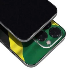 Jamaica Flag IPhone 14 Pro Skin -Skinit Store jamaica flag iphone 14 pro skin 1662674314 SKNFLGJAMX1IPH14P PR 04
