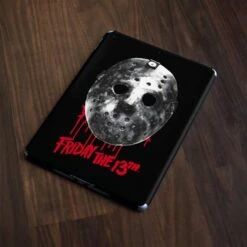 Warner Bros Friday The 13th Jason Voorhees Dripping Mask Apple IPad Skin -Skinit Store jason voorhees dripping mask ipad 9.7in 2018 skin 1664683530 SKNFRIDAY06IP9718 PR 04