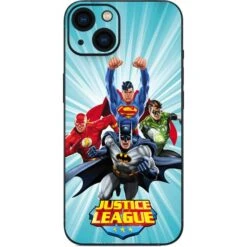Justice League Team Power Up IPhone 14 Plus Skin