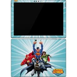 Justice League Team Power Up Surface Pro 7 Skin