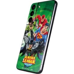Justice League Team Power Up Green Galaxy S22 Skin -Skinit Store justice league team power up green galaxy s22 skin 1646266167 SKNJSTCLG28GLXY22 PR 02