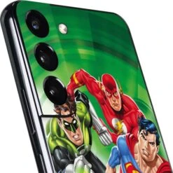 Justice League Team Power Up Green Galaxy S22 Skin -Skinit Store justice league team power up green galaxy s22 skin 1646266167 SKNJSTCLG28GLXY22 PR 03