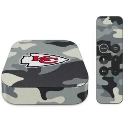 NFL Kansas City Chiefs Camo Apple TV Skin