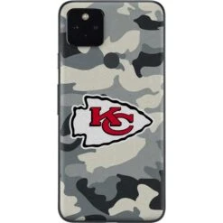 NFL Kansas City Chiefs Camo Google Pixel 5a Skin