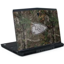 NFL Kansas City Chiefs Realtree Xtra Green Camo Dell Alienware Skin