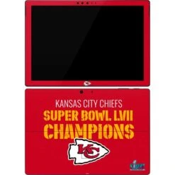 NFL Kansas City Chiefs Super Bowl LVII Champions Surface Pro 7 Skin