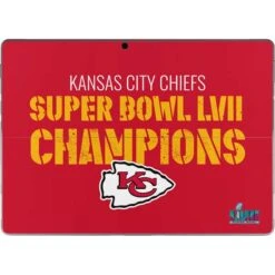 NFL Kansas City Chiefs Super Bowl LVII Champions Surface Pro 8 Skin