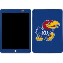 University Of Kansas Jayhawks Mascot Outline Apple IPad Skin