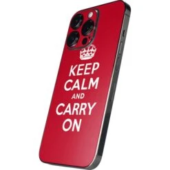 Keep Calm And Carry On IPhone 14 Pro Max Skin -Skinit Store keep calm and carry on iphone 14 pro max skin 1662745729 SKNPOLTCS03IP14PM PR 02