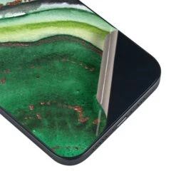 Kiwi Watercolor Geode IPhone 15 Skin -Skinit Store kiwi watercolor geode iphone 15 skin 1694187497 SKNGEODWT02IPHN15 PR 03