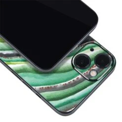 Kiwi Watercolor Geode IPhone 15 Skin -Skinit Store kiwi watercolor geode iphone 15 skin 1694187497 SKNGEODWT02IPHN15 PR 04