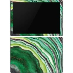 Kiwi Watercolor Geode Surface Pro 6 Skin