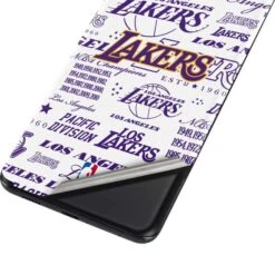 NBA LA Lakers Historic Blast Galaxy S21 5G Skin -Skinit Store la lakers historic blast galaxy s21 5g skin 1613625665 SKNJOLALA02GLXY21 PR 04