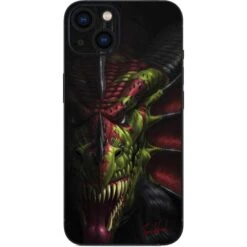 Lair Of Shadows Dragon By Tom Wood IPhone 15 Skin