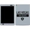 NFL Las Vegas Raiders Silver Performance Series Apple IPad Skin -Skinit Store las vegas raiders silver performance series ipad 9.7in 2018 skin 1683240655 SKNNFLWRD25IP9718 PR 01
