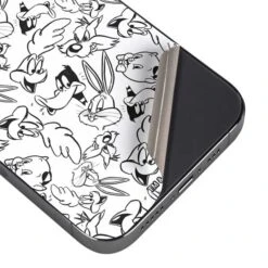 Looney Tunes Looney Squad Black And White Grid IPhone 14 Pro Skin -Skinit Store looney squad black and white grid iphone 14 pro skin 1662674387 SKNLNCLFL09IPH14P PR 03