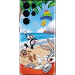 Looney Tunes Beach Galaxy S22 Ultra Skin