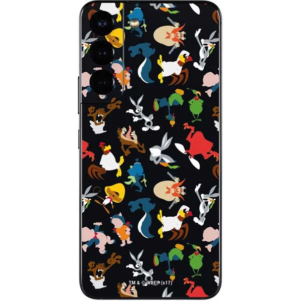 Looney Tunes Identity Pattern Galaxy S22 Skin 3 Looney Tunes Identity Pattern Galaxy S22 Skin