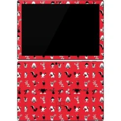 Looney Tunes Identity Red Pattern Surface Pro 7 Skin