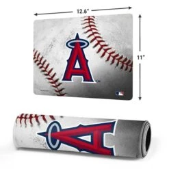 MLB Los Angeles Angels Game Ball Gaming Mouse Pad
