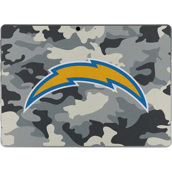 NFL Los Angeles Chargers Camo Surface Pro 8 Skin 3 NFL Los Angeles Chargers Camo Surface Pro 8 Skin