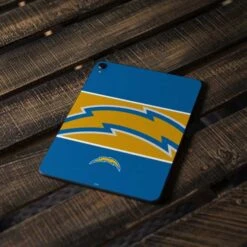 NFL Los Angeles Chargers Zone Block Apple IPad Pro Skin -Skinit Store los angeles chargers zone block ipad pro 11in 2018 2019 skin 1628632154 SKNNFLECR17IPRO11 PR 04