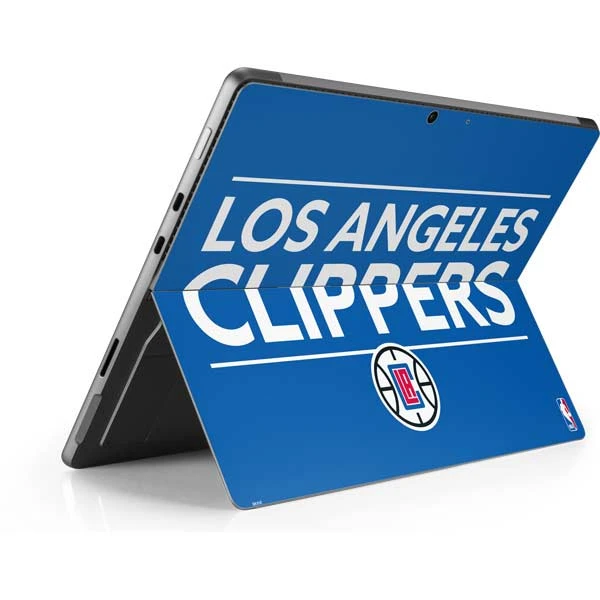 NBA Los Angeles Clippers Standard Blue Surface Pro 8 Skin 5 NBA Los Angeles Clippers Standard Blue Surface Pro 8 Skin - Image 3