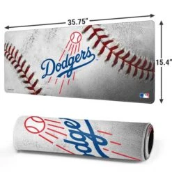 MLB Los Angeles Dodgers Game Ball Gaming Mouse Pad -Skinit Store los angeles dodgers game ball extra large gaming mouse pad 1678437515 MSPMLBLAD12GAMGXL PR 02