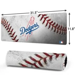 MLB Los Angeles Dodgers Game Ball Gaming Mouse Pad -Skinit Store los angeles dodgers game ball large gaming mouse pad 1678312953 MSPMLBLAD12GAMGLG PR 02