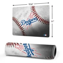 MLB Los Angeles Dodgers Game Ball Gaming Mouse Pad