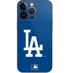 MLB Los Angeles Dodgers - Solid Distressed IPhone 14 Pro Skin