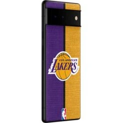 NBA Los Angeles Lakers Canvas Google Pixel 6 Skin -Skinit Store los angeles lakers canvas google pixel 6 skin 1639094153 SKNCVSNBA14GPIXL6 PR 02