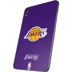 NBA Los Angeles Lakers Purple Primary Logo Apple IPad Mini Skin -Skinit Store los angeles lakers purple primary logo ipad mini 7th gen skin 1741965166 SKNDSTLAK03IPADM7 PR 02