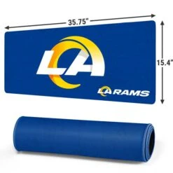 NFL Los Angeles Rams Distressed Gaming Mouse Pad -Skinit Store los angeles rams distressed extra large gaming mouse pad 1655246155 MSPLARAMS02GAMGXL PR 02