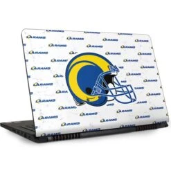 NFL Los Angeles Rams White Logo Blast Dell Inspiron Skin