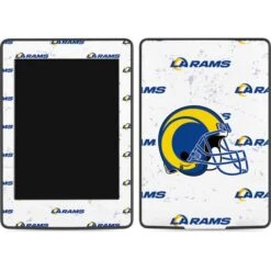 NFL Los Angeles Rams White Logo Blast Amazon Kindle Skin