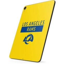 NFL Los Angeles Rams White Performance Series Apple IPad Pro Skin -Skinit Store los angeles rams white performance series ipad pro 11in 2018 2019 skin 1609272509 SKNNFLSEC18IPRO11 PR 02