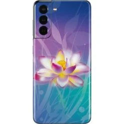 Lotus Floral Pattern Galaxy S21 5G Skin