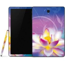 Lotus Floral Pattern Samsung Galaxy Tab Skin