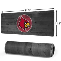 University Of Louisville Cardinals Basketball Gaming Mouse Pad -Skinit Store louisville cardinals basketball large gaming mouse pad 1712173344 MSPLVCARD02GAMGLG PR 02