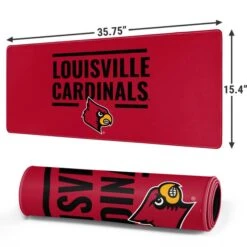 University Of Louisville Cardinals Striped Gaming Mouse Pad -Skinit Store louisville cardinals striped extra large gaming mouse pad 1712173344 MSPLVCARD05GAMGXL PR 02
