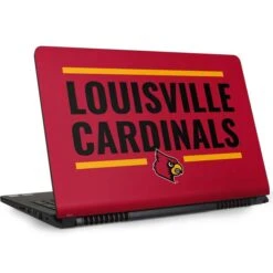 University Of Louisville Cardinals Striped Dell Inspiron Skin