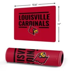 University Of Louisville Cardinals Striped Gaming Mouse Pad