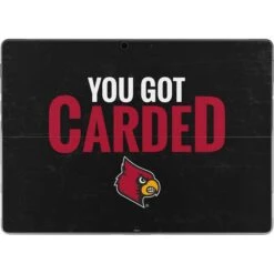 University Of Louisville You Got Carded Surface Pro 9 Skin