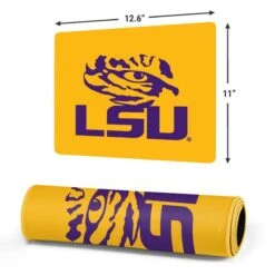 Louisiana State University - LSU Tiger Eye Logo Yellow Gaming Mouse Pad