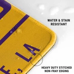 Louisiana State University - LSU Tigers Baton Rouge Yellow Gaming Mouse Pad -Skinit Store lsu tigers baton rouge yellow extra large gaming mouse pad 1711037491 MSPLSUTIG07GAMGXL PR 03