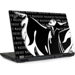 Disney Villains Maleficent Black And White Lenovo ThinkPad Skin