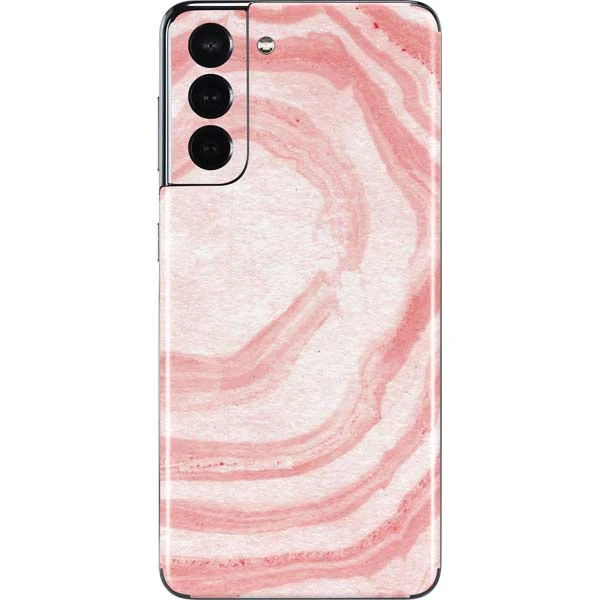 Marbleized Pink Galaxy S21 5G Skin 3 Marbleized Pink Galaxy S21 5G Skin